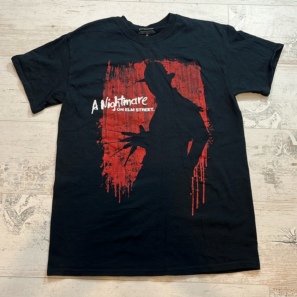 A Nightmare on Elm Street Freddy Kruger Short Sleeve Tee Shirt Size Medium